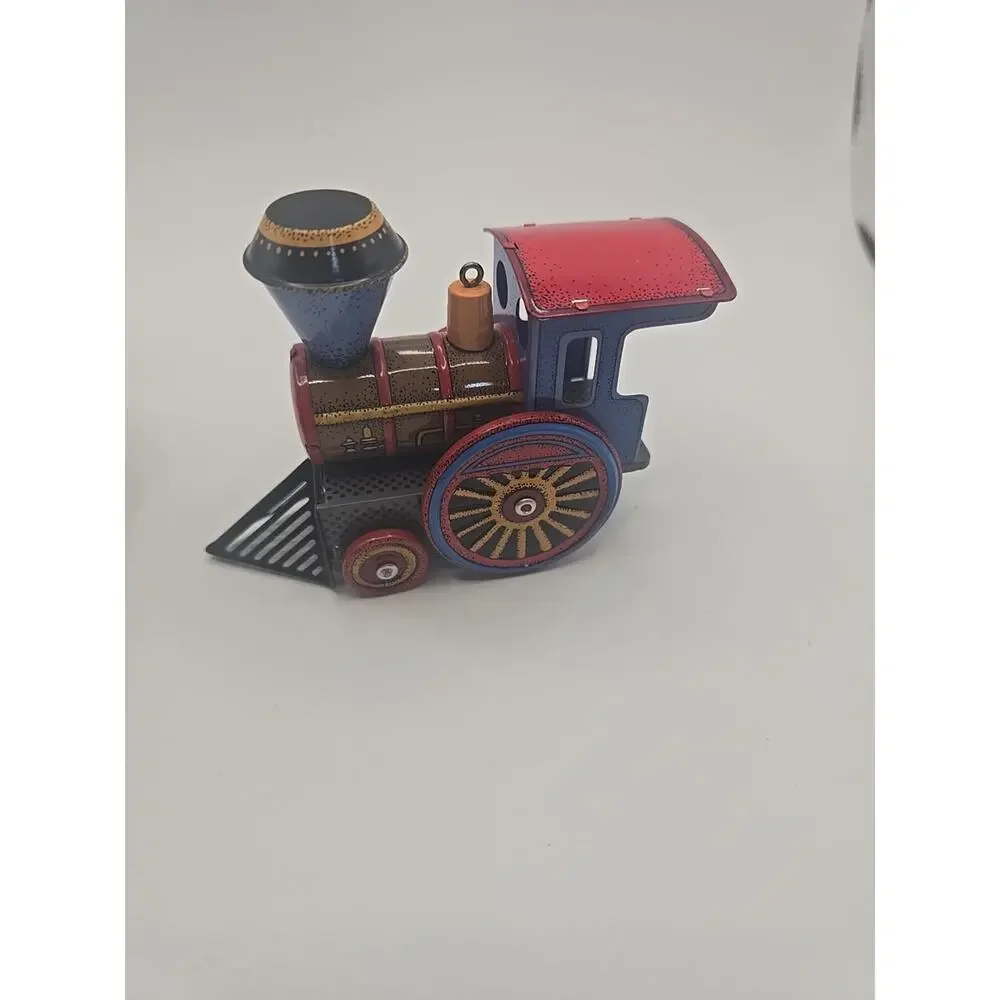 Hallmark‎ Keepsake Tin Train & Plane Ornaments 1988, 1989, 1994, 1996